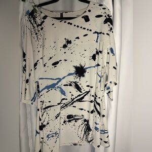 Abstract Print Women's Blouse